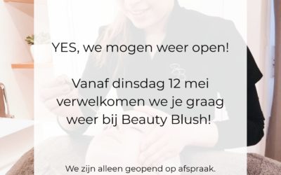 Yes! We gaan weer open!